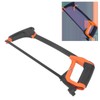 Hacksaw Frame 12in Adjustable Aluminum Alloy Hand Saw Frame Rubber