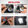 Nilight License Plate Lights Compatible with 2003 2004 2005 2006