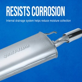 Walker Quiet-Flow 21358 Direct Fit Exhaust Muffler 2.25" Inlet (ID) 2.25" Outlet (OD) for Jeep Cherokee