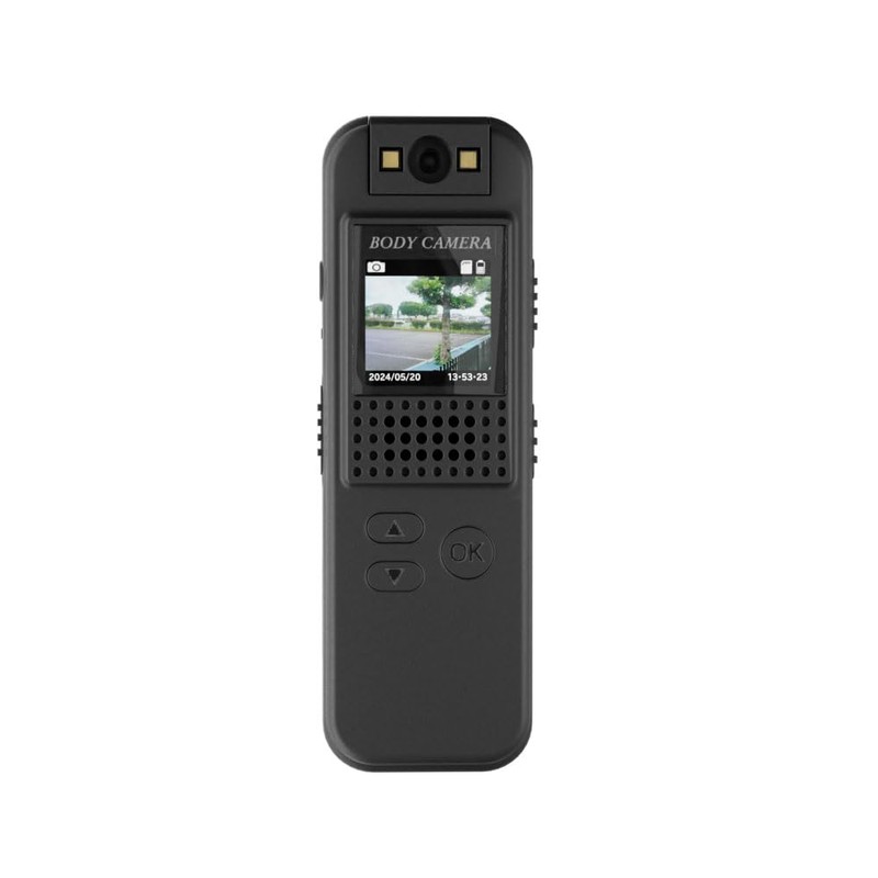 Area We-CAM MS-BCAM-B Wearable Camera, Diagonal 180° Rotating Lens, 1080P