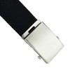 UPGRADE 3STYLE Military Style Sliding Buckle Belt, Black Classic 4