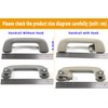 Krobelus Auto Roof Pull Handle Grab Rail Grey with Hook