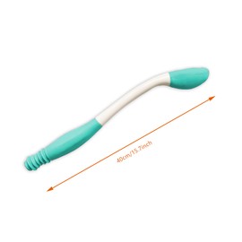 Bottom Wiping Aid - Long Reach Comfort Wipe - Self Wipe Assist Toilet Aids Wand - Bathroom Butt Wiper - Ideal Elderly Daily Living Aid for Limited Mobility