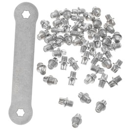 GRIRIW Bike Pedal Screws Skid Nails with Wrench Resistant Steel Bolts for Road Mountain Folding Bikes Easy Installation Cycling Parts