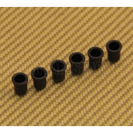Aftermarket HS015-B (6) Black Body String Ferrules for Guitar