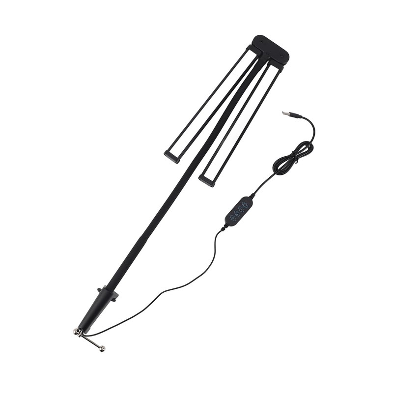 Double Head LED Desk Lamp 3 Colors Stepless Dimmable Flexible