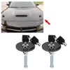 Quick Release, KIMISS 2Pcs Universal Carbon Style Bonnet Cover Lock