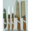 Kiwi 5pcs Thai KIWI Brand Knives Wood Handle Kitchen Blade