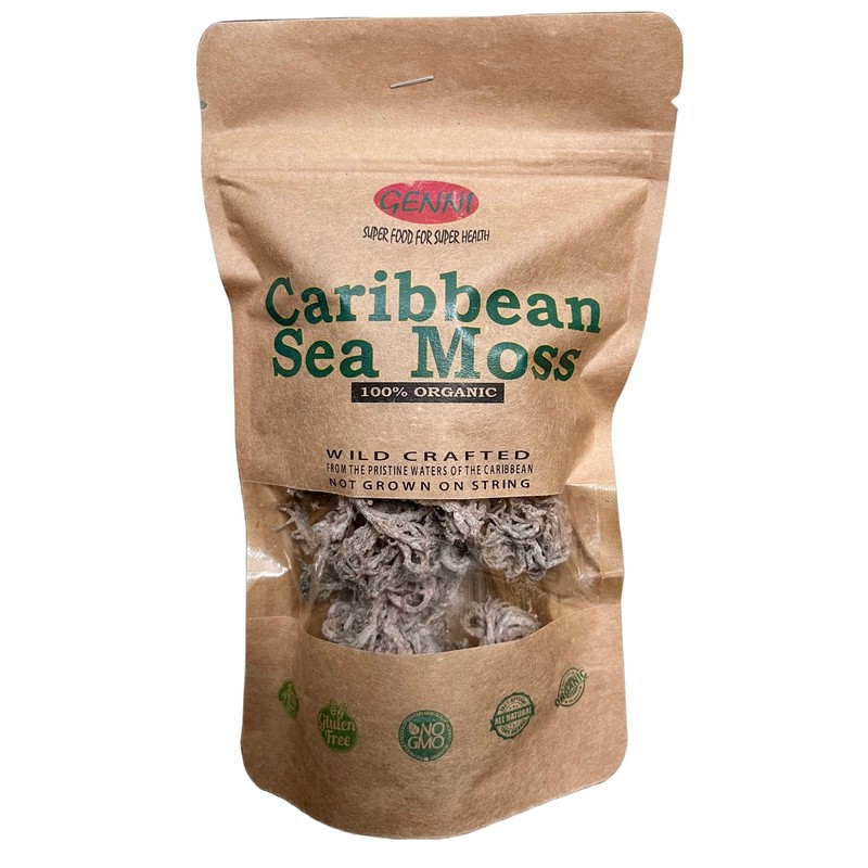 Wild crafted Sea Moss (Irish moss) from the pristine Caribbean