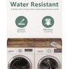 Piskyet Washer Dryer Countertop,Laundry Countertop with Edge Rails,27.5" Depth x