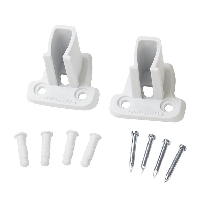 ClosetMaid 21941 Pre-Loaded 2.75-Inch Low-Profile Wall Brackets with Anchors for