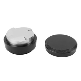 Coffee Products 53MM Coffee Distributor Gravity Adaptive Distributor Fits All 53MM Coffee Portafilter Stainless Steel Black
