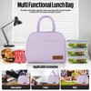 douyadady Lunch Bag Women/Men Lunch Box Women/Men (Lavender)