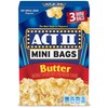 ACT II Butter Microwave Popcorn, 3-Count, 1.6-oz. Mini Bags (Pack