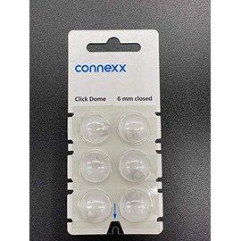 Connexx Accessories Siemens / Rexton Click Domes (6 domes) NEW Blister Pack (6mm Closed)