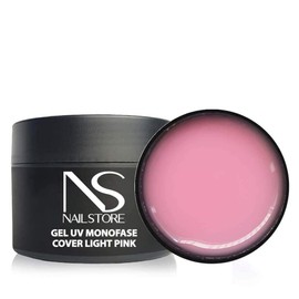 NAILSTORE - Single Phase UV/LED Gel - Medium Density - Self Levelling - Ideal for Baby Boomers - Suitable for Refilling and Extending with Card (50g)