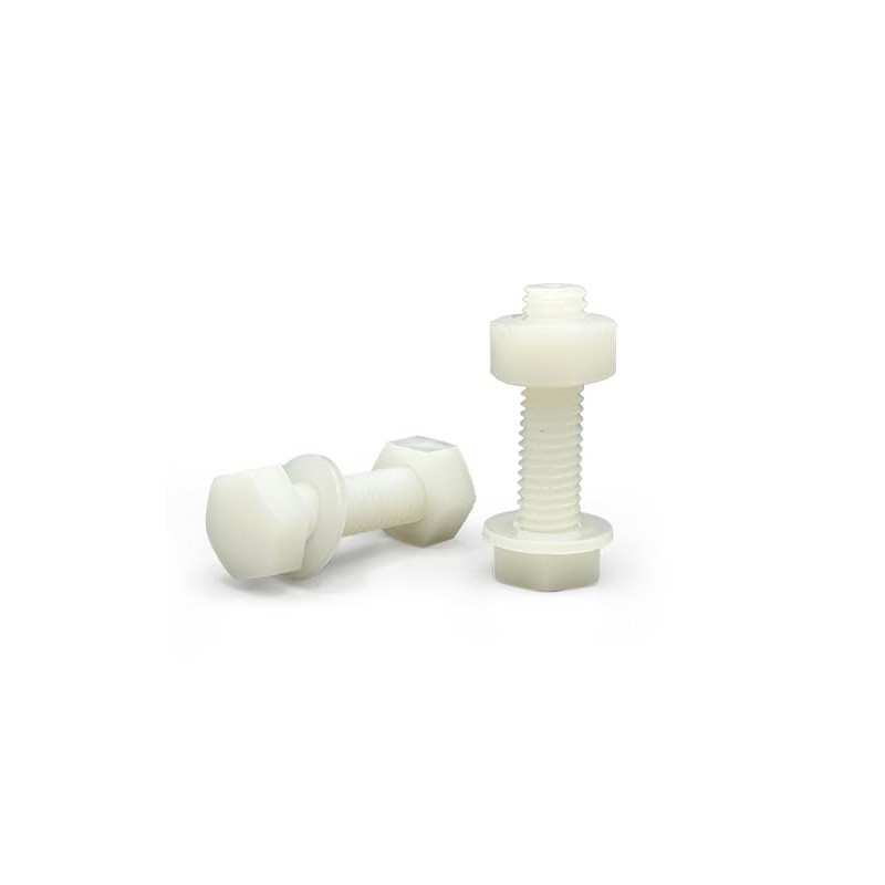 NOLDAR Nylon Hex Bolts - Includes 20 Screws with 20