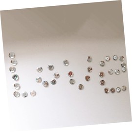 KONTONTY 2packs DIY Sequin Embellishments of Holographic Sequins for Crafts Jewelry Making Decorations