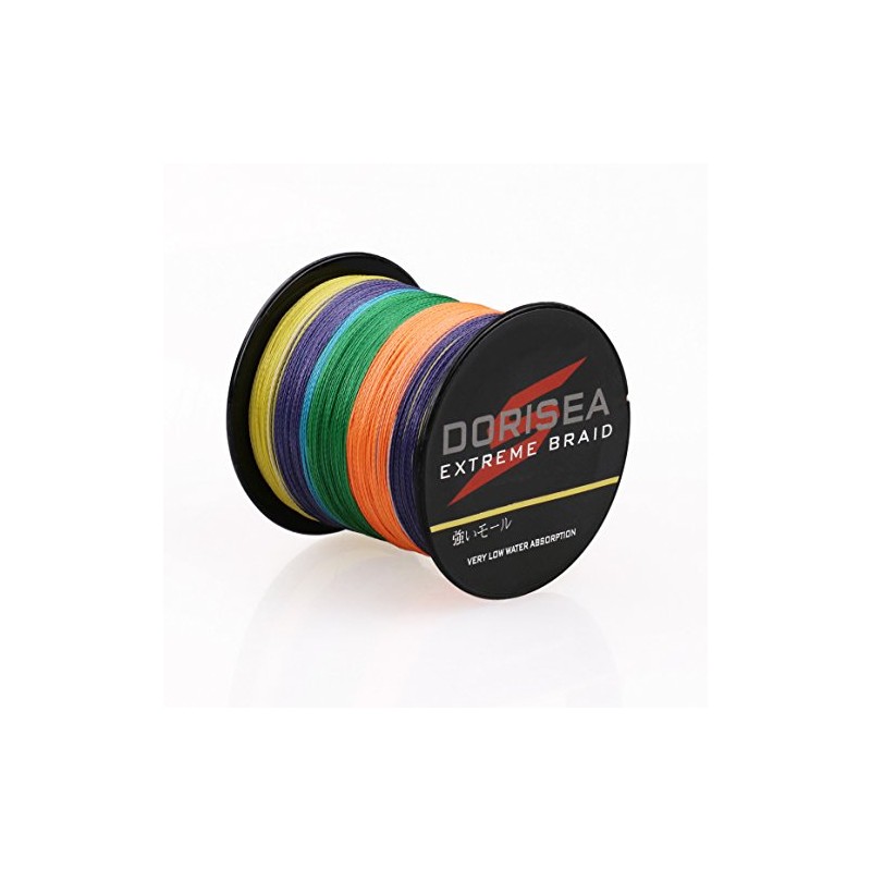 Dorisea Extreme Braid 100% Pe Multi-Color Braided Fishing Line 109Yards-2187Yards