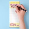 Knock Knock 1-Count Meeting Notes Make-A-List Pad - Office Agenda