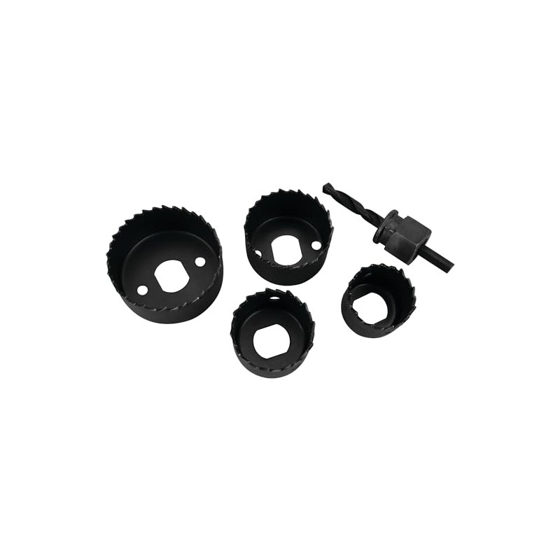 Performance Tool 1460 Interchangeable Arbor with Four Hole Saw Sizes: