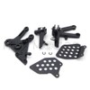 Black Front Rider Foot Pegs Bracket Fit For Honda Cbr600Rr