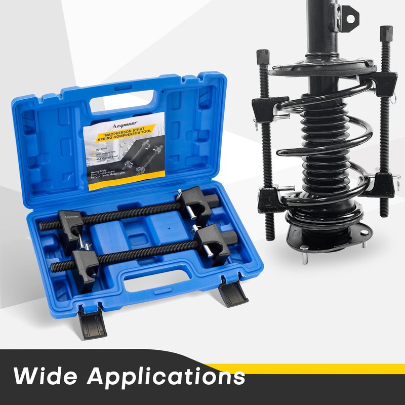 Acymner Macpherson Strut Spring Compressor Tool Kit | Universal Coil