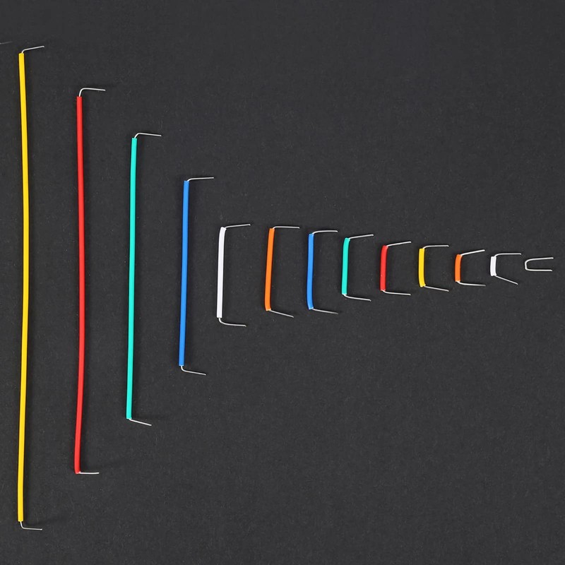 Jumper Wire, Set of 140, Includes Storage Box, 0.08 inches