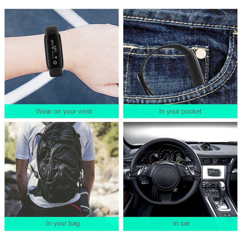 Portable Digital Voice Audio Recorder Smart Sports Bracelet 8G Flash