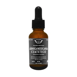 Tintura Madre de Arnica Mexicana, Cuateteco, Acahuatl, Acahutal (Heterotheca inuloides) de Flores Frescas de nuestro huerto agroecológico Gotero 30 ml - Conserva Herbolaria - El Herbario de la Abuela, La Tinturería - Las Friegas - Remedios de la Abuela -