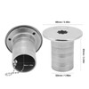 Boat Deck Diesel Fuel Filler with Cover Mirror Polished 316