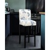 Deisy Dee Stretch Slipcovers Chair Cover for Counter Height Side