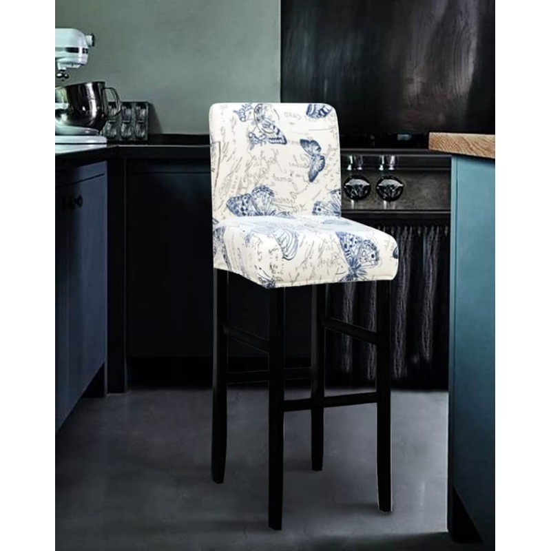Deisy Dee Stretch Slipcovers Chair Cover for Counter Height Side