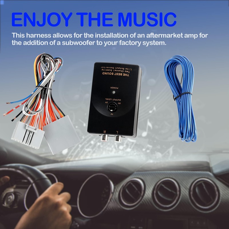 NuIth Add an Amplifier Subwoofer Interface Compatible with Honda Civic