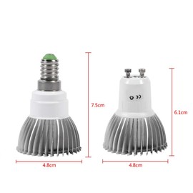 28W Plant Light LED, Grow Lights for Indoor Plants with Full Spectrum for Seed Starting Indoor Plant Flower Bloom Vegetable Greenhouse Garden Grow Shelf (GU10)