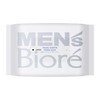 Men's Biore Facial Cleansing Sheet, Clean Soap Scent, Portable, Pack