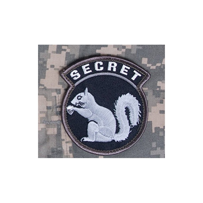 Secret Squirrel Morale Patch (BLACK)