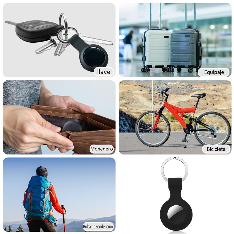 Mythya Localizadores GPS - Find Tag, Localizador GPS para Llaves,
