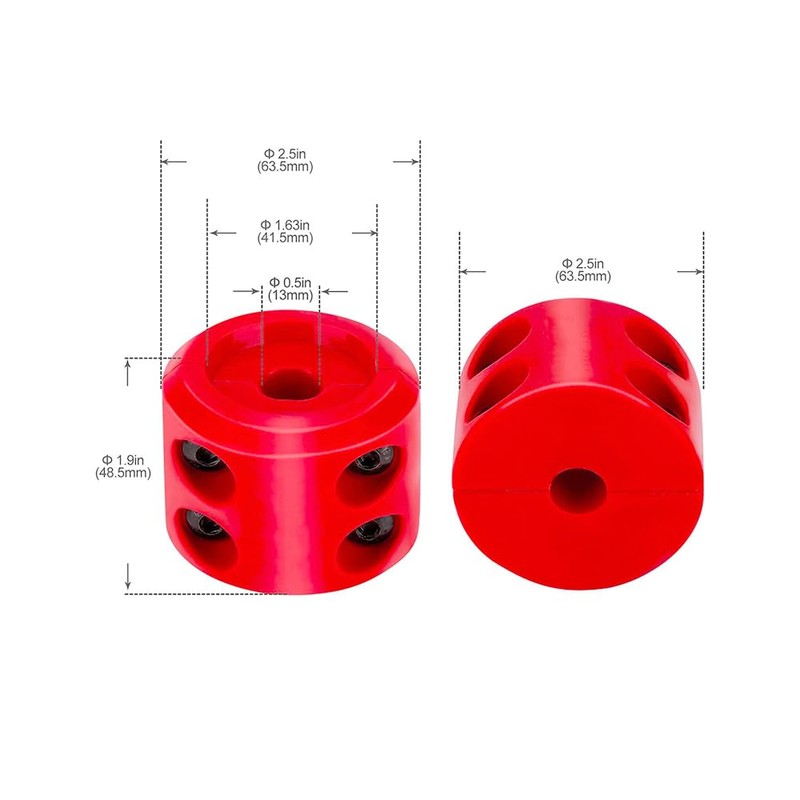 Namvo Rubber Winch Cable Hook Stopper for ATV, UTV, SUV,