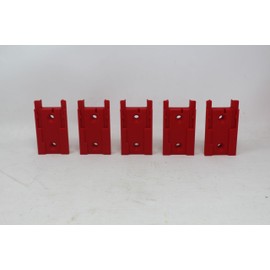 Fits Milwaukee M28 Battery Holder Mount Hanger Red 5 Organizers