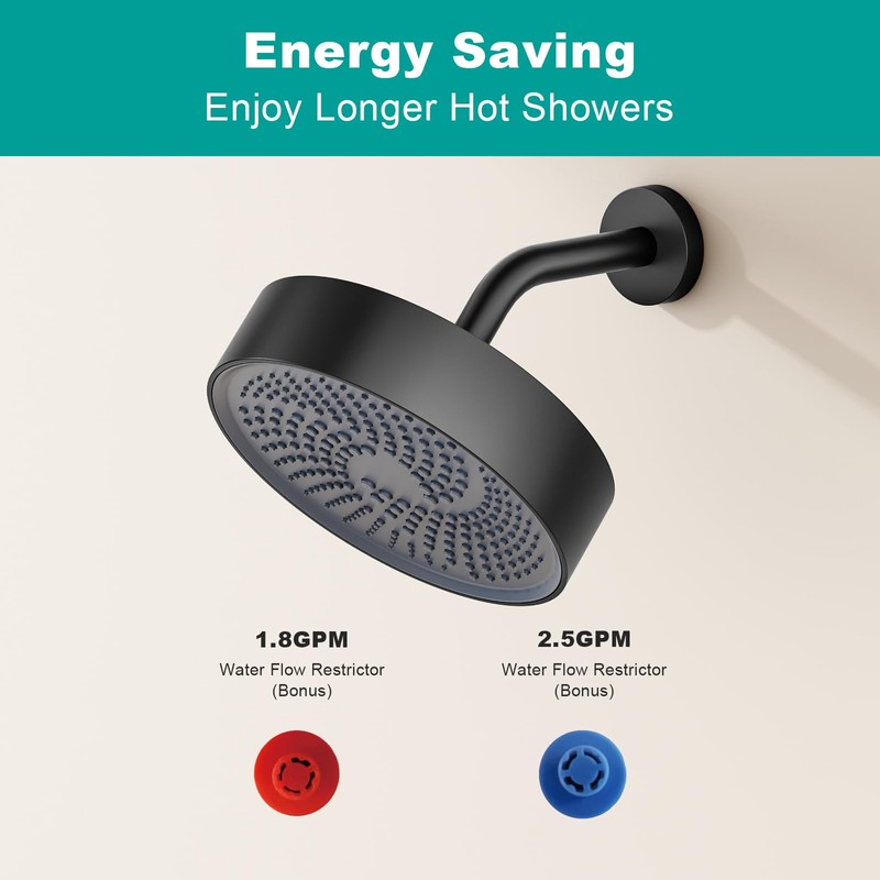 Rainfall Shower Head - 8" Thickened High-Pressure Shower Heads with