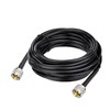 Superbat CB Coax Cable, RG8x Coaxial Cable 20ft UHF PL259