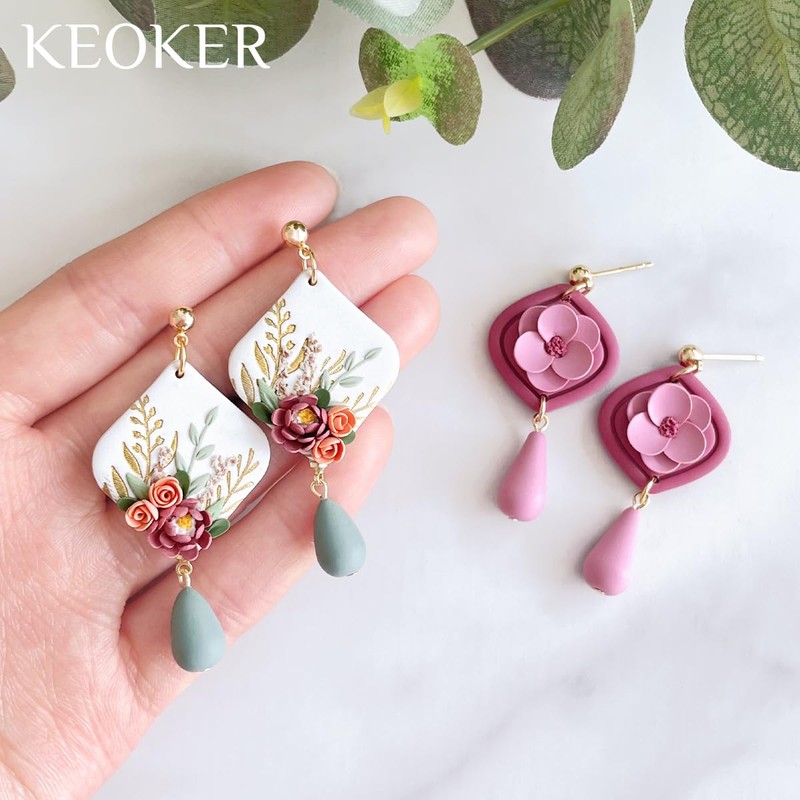 Keoker Polymer Clay Bead Roller & Bead Hole Maker, Polymer
