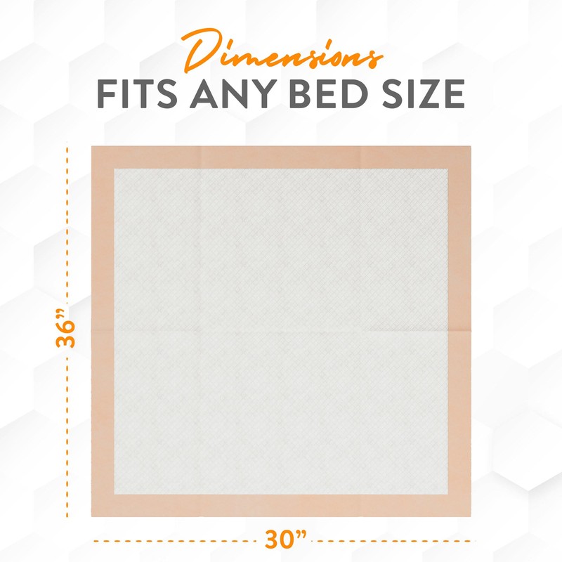 Inspire Extra Large Super Absorbent Disposable Bed Pads for Chronic