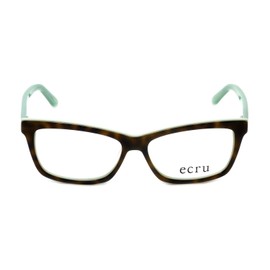 Ecru Designer Reading Glasses Springfield in Tortoise Green +2.25