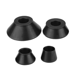 Professional Tire Balancer Adapter Cones Set, 4Pcs Carbon Steel Wheel Balancing Cones Kit for 40mm Shaft