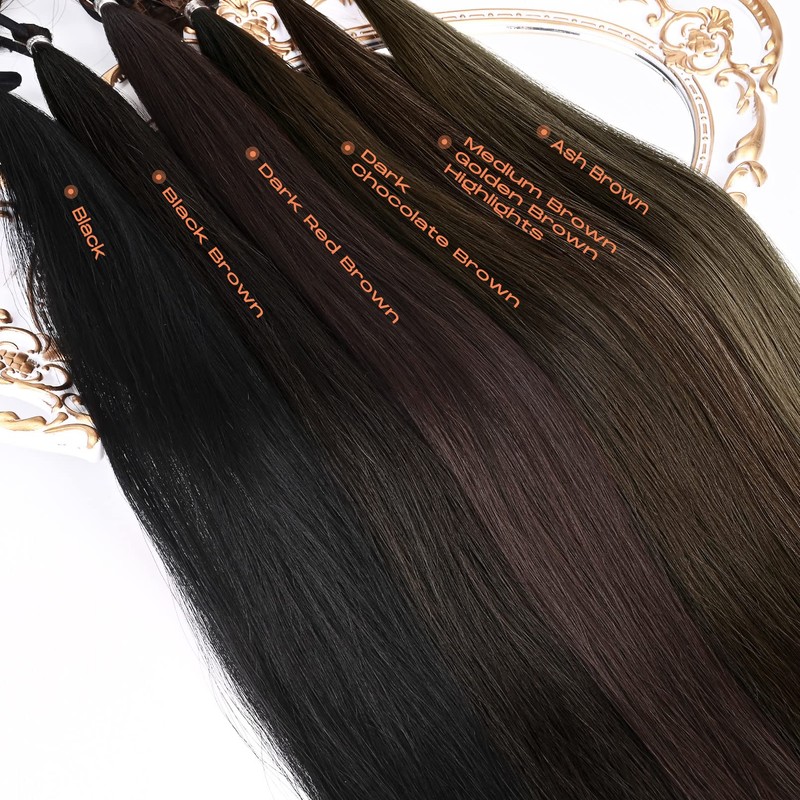 SEIKEA Upgraded Long Braid Ponytail Extension with Elastic Tie Straight