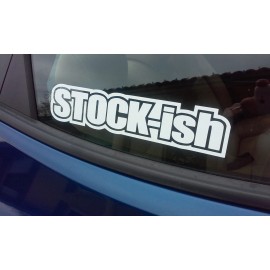 Oracal STOCKish 5hp Performance Sticker Window Bumper Decal JDM racing race fast
