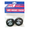 A&R Sports Mini Foam Hockey Pucks (Pack of 2)