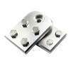 1 Pair 4-Cell Flat Ear Battery Terminals, Premium Aluminum Battery